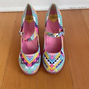 Hot Chocolate design Mary Jane pumps. size 39